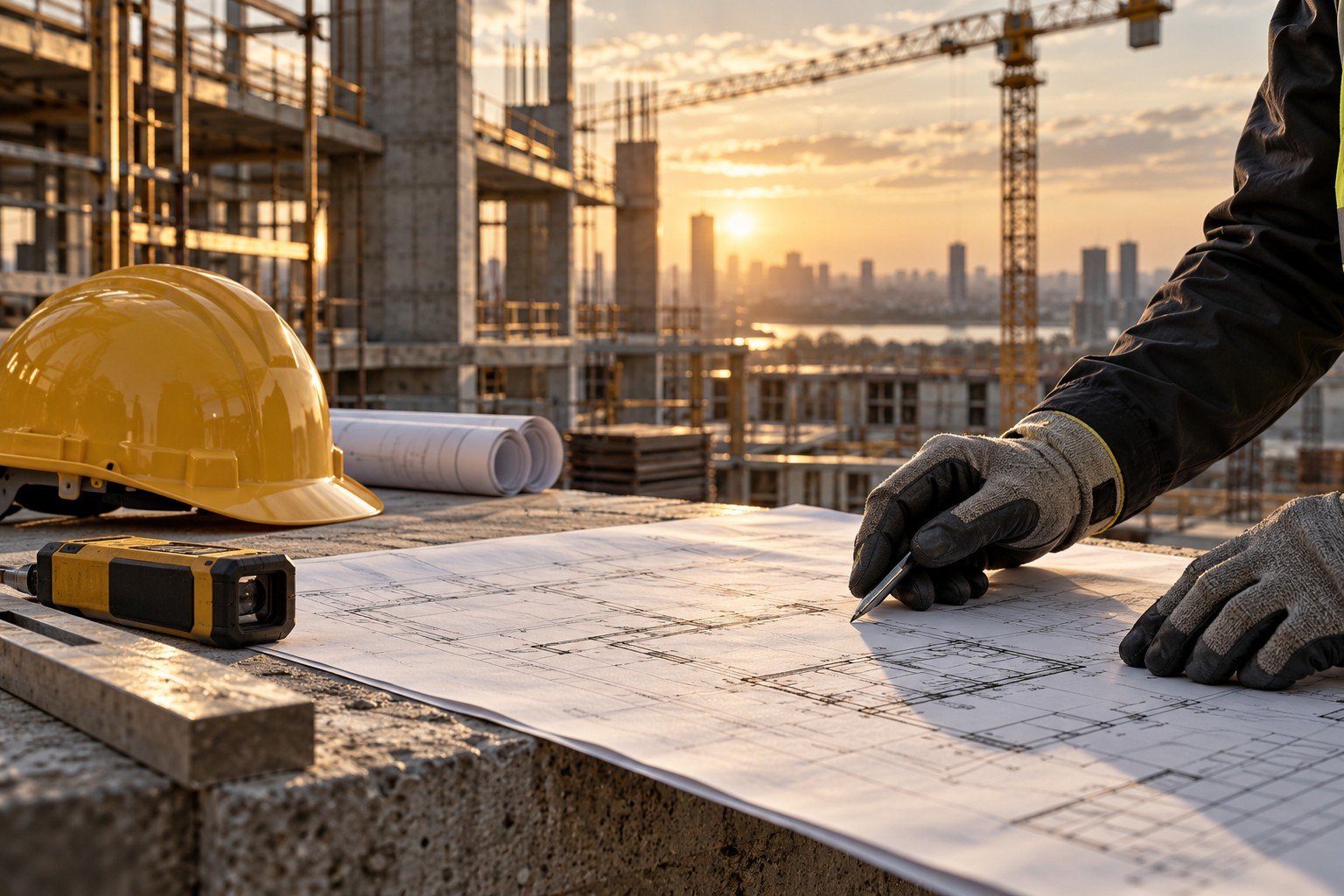 Revisión de planos y del modelo en obra